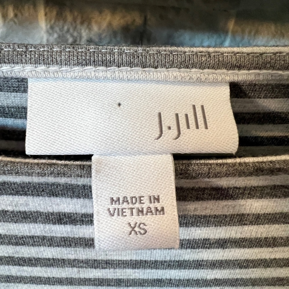 J Jill size XS oversized sheath long sleeve dress‎ with pockets - Picture 2 of 7
